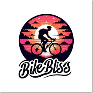 Bicycle rider, Bike Bliss Posters and Art